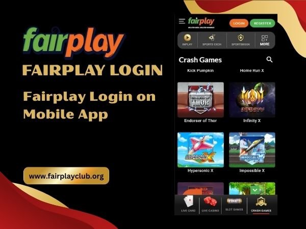 Fairplay Login on Mobile App